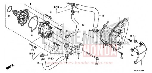 POMPE A EAU CB600FD de 2013